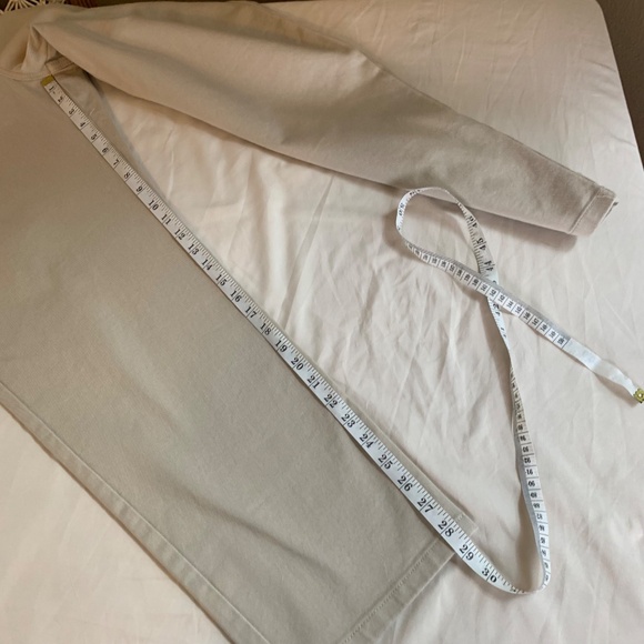 Gloria Vanderbilt 18 "Amanda" Slimming Effect Jeans Light Beige - Picture 8 of 9